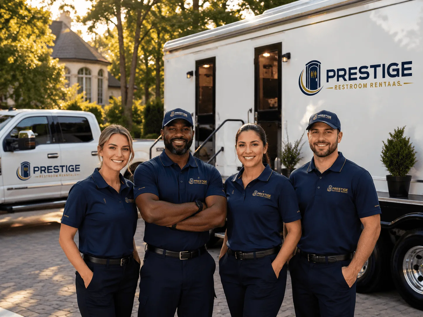 Trusted Luxury Portable Restrooms company in Rhame, ND